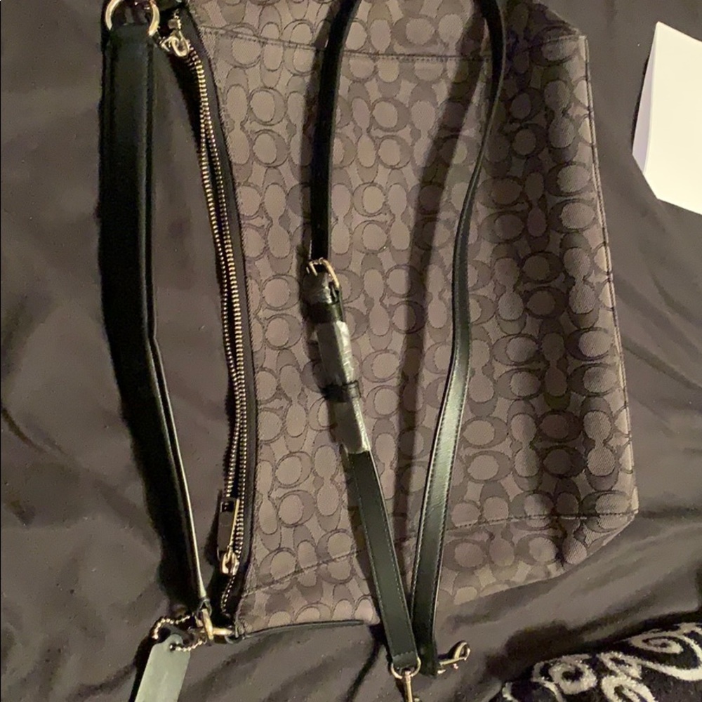 Coach Signature Handbag - Picture 5 of 8